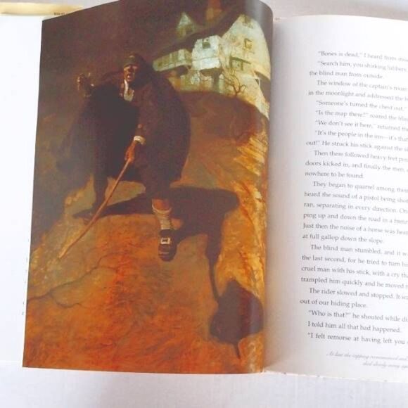 Treasure Island Scribner Classic Illustrated Storybook Robert Louis Stevenson - Picture 7 of 9